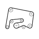 Keilrippenriemensatz Continental Ctam 6PK2155K1 Für Fahrzeuge Mit Klimaanlage