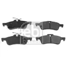 Febi Bremsscheiben Bremsbeläge Hinten für Honda Civic 9 FK