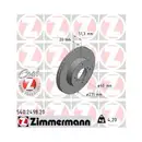 Zimmermann 540.2498.20 Bremsscheiben 2 Stück NISSAN