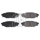 FEBI BILSTEIN 116274 Bremsbelagsatz für SUBARU, TOYOTA