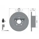 TEXTAR 92067003 Bremsscheiben 2 Stück OPEL