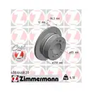 Zimmermann 400.6468.20 Bremsscheiben 2 Stück MERCEDES-BENZ