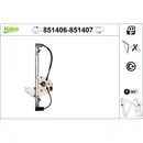 VALEO 851406 Fensterheber (o. Motor) v l Peugot 08