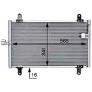 Kondensator Klimaanlage Mahle AC 514 000S Behr für Citroën für Fiat für Peugeot