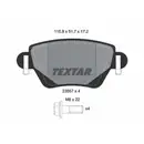 Textar Bremsenset Scheiben 280 mm Bremsbeläge hinten Mondeo III Jaguar X-Type
