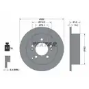 TEXTAR 92156803 Bremsscheiben 2 Stück HYUNDAI