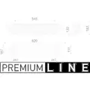 Ladeluftkühler Mahle CI 626 000P Behr *** Premium Line *** für Bmw