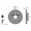 TEXTAR 92074203 Bremsscheiben 2 Stück VW