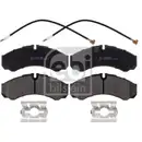 FEBI BILSTEIN 116255 Bremsbelagsatz für IVECO, RENAULT