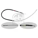 FEBI BILSTEIN 30727 Handbremsseil für SEAT, VW, SKODA, AUDI