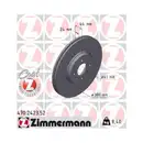 ZIMMERMANN 470.2423.52 Bremsscheiben 2 Stück für RENAULT