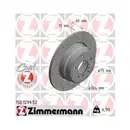 Original ZIMMERMANN 150.1299.52 Bremsscheiben 2 Stück für BMW