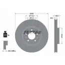 TEXTAR 92203403 Bremsscheiben 2 Stück MAZDA