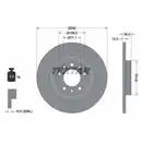 TEXTAR 92267303 Bremsscheiben 2 Stück CITROËN