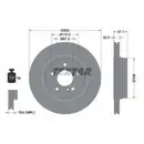 TEXTAR 92163605 Bremsscheiben 2 Stück hinten für MERCEDES-BENZ