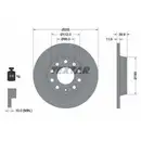 TEXTAR 92106303 Bremsscheiben 2 Stück AUDI
