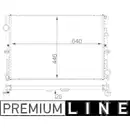 Kühler Motorkühlung Mahle CR 2101 000P Behr *** Premium Line ***