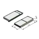 Filter Innenraumluft Bosch 1 987 432 163 für Mazda