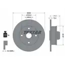 Original TEXTAR 92154203 Bremsscheiben 2 Stück für VW
