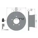 TEXTAR 92137603 Bremsscheiben 2 Stück MERCEDES-BENZ