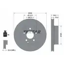 TEXTAR 92159603 Bremsscheiben 2 Stück MERCEDES-BENZ