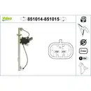 VALEO 851014 Fensterheber v L JUMPER/DUCATO/BOXER