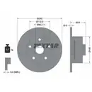 TEXTAR 92154303 Bremsscheiben 2 Stück AUDI