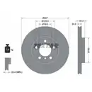 Original TEXTAR 92275605 Bremsscheiben 2 Stück vorne für MINI