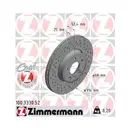 Original ZIMMERMANN 100.3330.52 Bremsscheiben 2 Stück für AUDI