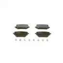 Bremsbelagsatz Scheibenbremse Bosch 0 986 424 890 für Mercedes Benz Hinterachse