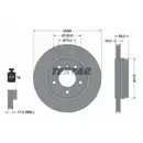 TEXTAR 92097303 Bremsscheiben 2 Stück BMW