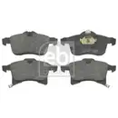 Febi Bremsscheiben Bremsbeläge Vorne für Opel Astra H A04