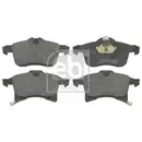 FEBI BILSTEIN 16491 Bremsbelagsatz für OPEL