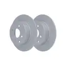 ATE 24.0109-0166.1 Bremsscheiben 2 Stück hinten NISSAN