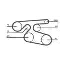 CONTINENTAL CTAM 7PK2000 Keilrippenriemen