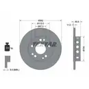 TEXTAR 92027403 Bremsscheiben 2 Stück MERCEDES-BENZ