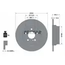 TEXTAR 92115405 Bremsscheiben 2 Stück hinten für MERCEDES-BENZ