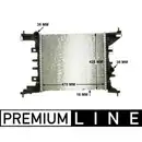 Kühler Motorkühlung Mahle CR 1187 000P Behr *** Premium Line *** für Opel