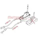 METZGER 3150174 SEILZUG, SCHALTGETRIEBE