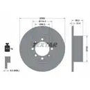 TEXTAR 92010000 Bremsscheiben 2 Stück hinten für SAAB