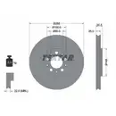 TEXTAR 92106603 Bremsscheiben 2 Stück SKODA