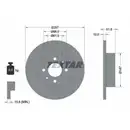 TEXTAR 92027000 Bremsscheiben 2 Stück vorne FIAT