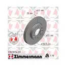 Zimmermann 370.3074.20 Bremsscheiben 2 Stück MAZDA