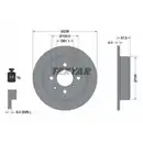 TEXTAR 92077903 Bremsscheiben 2 Stück hinten HONDA