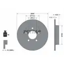 TEXTAR 92130500 Bremsscheiben 2 Stück hinten für MAZDA