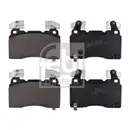 FEBI BILSTEIN 171394 Bremsbelagsatz für OPEL, CHEVROLET