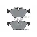 Original Textar Bremsbeläge vorn + Warnkontakt BMW 3er Touring Coupe Cabrio