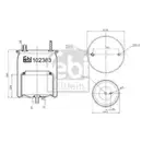 FEBI BILSTEIN 102383 Luftfederbalg für VOLVO