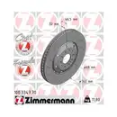 Original ZIMMERMANN 100.3347.70 Bremsscheiben 2 Stück für AUDI