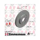 ZIMMERMANN 430.2602.20 Bremsscheiben 2 Stück OPEL